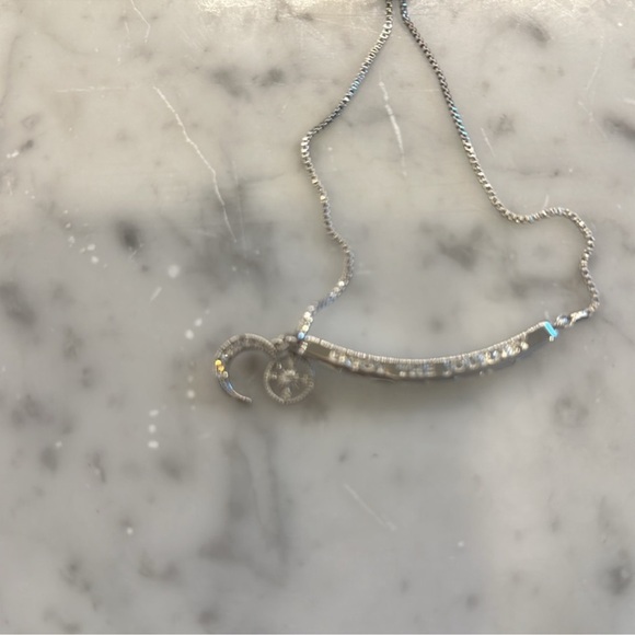 Brilliance Silver Plated Crystal Baguette ENJOY THE JOURNEY Adjustable Bracelet - Picture 6 of 9